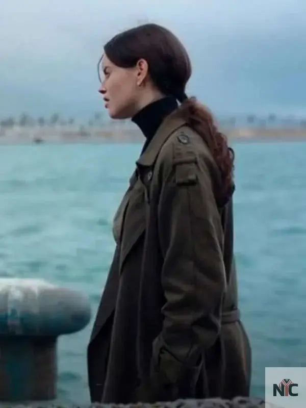 Milena Smit The Snow Girl Green Coat The Urban Hawk