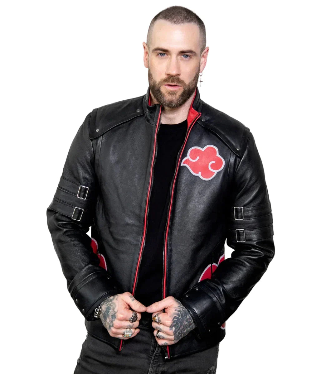 Naruto-Akatsuki-Leather-Jacket
