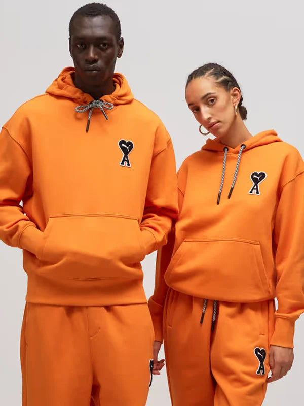 PUMA x AMI Hoodie Orange