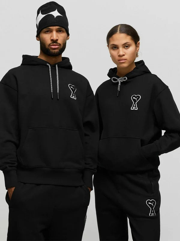PUMA x AMI Black Hoodie