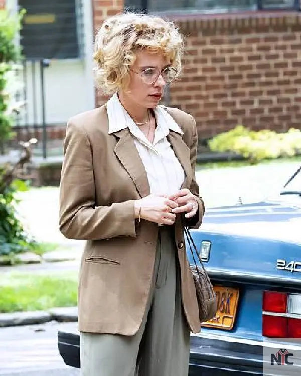 Paper Tiger 2025 Scarlett Johansson Brown Blazer The Urban Hawk