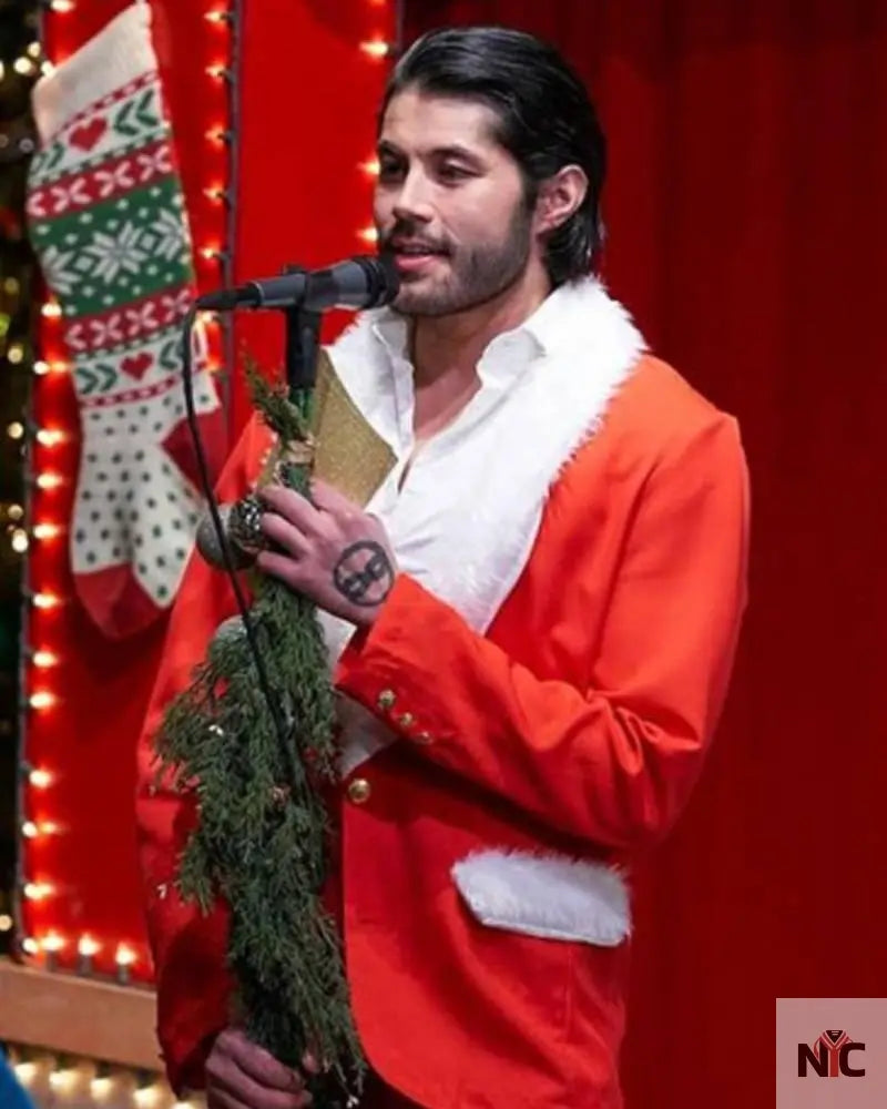 Pinij Nalampoon 12 Dates Of Christmas Red Blazer - The Urban Hawk