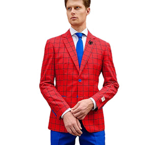Red-and-black-Spider-Man-Tuxedo-Dress-Suit
