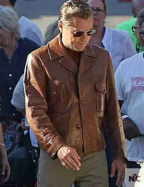 Rick Dalton Once Upon a Time in Hollywood Leather Jacket The Urban Hawk