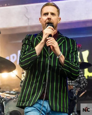 Ricky Wilson Alexandra Palace Park Striped Blazer The Urban Hawk
