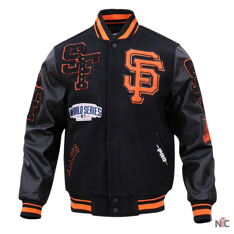 San Francisco Giants Mash Up Logo Varsity Jacket The Urban Hawk