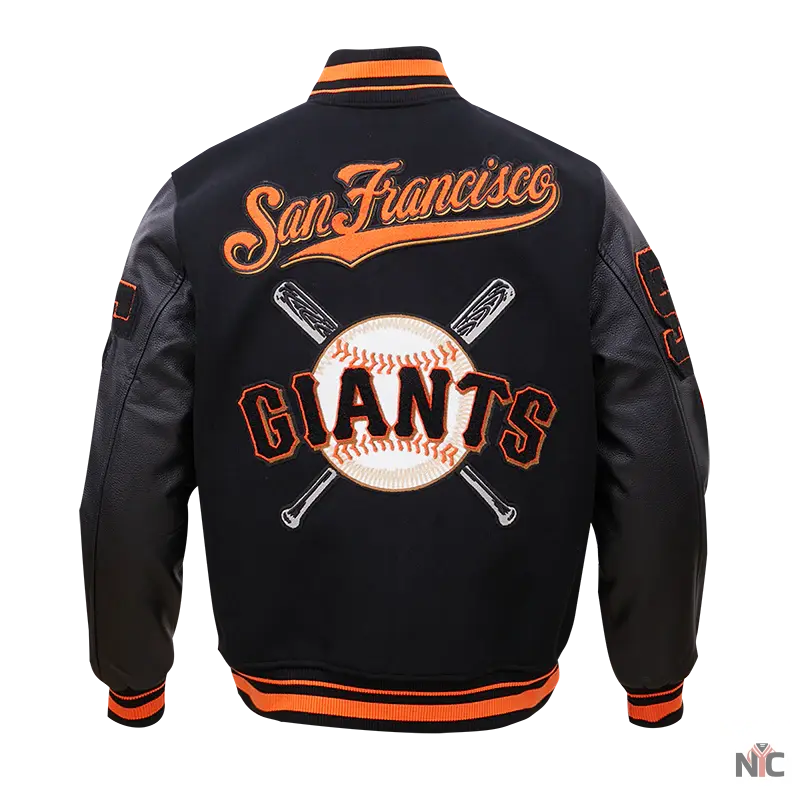 San Francisco Giants Mash Up Logo Varsity Jacket The Urban Hawk