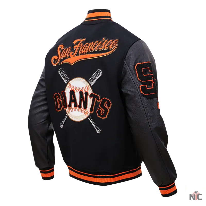 San Francisco Giants Mash Up Logo Varsity Jacket The Urban Hawk