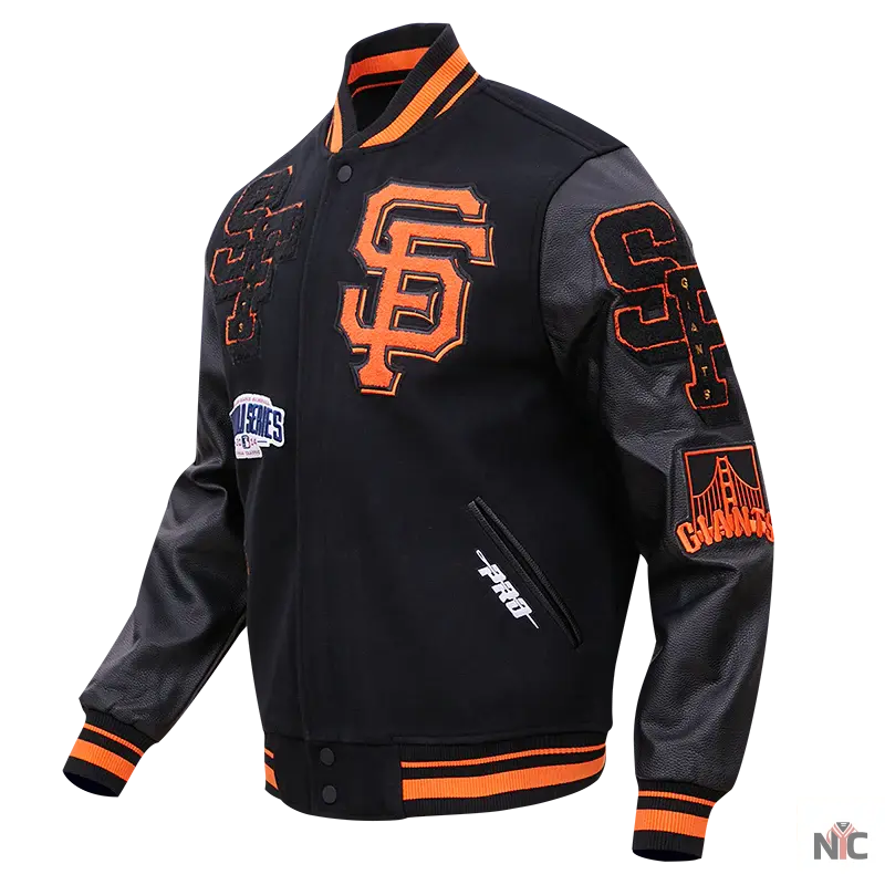 San Francisco Giants Mash Up Logo Varsity Jacket The Urban Hawk
