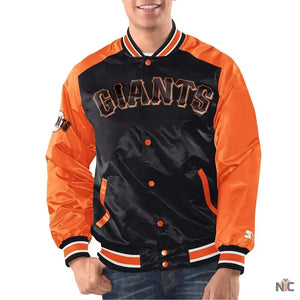 San Francisco Giants Renegade Varsity Satin Jacket The Urban Hawk