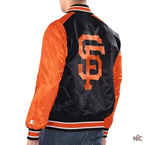 San Francisco Giants Renegade Varsity Satin Jacket The Urban Hawk