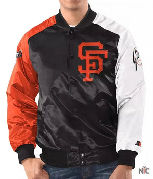 San Francisco Giants Satin Tri-Color Jacket The Urban Hawk