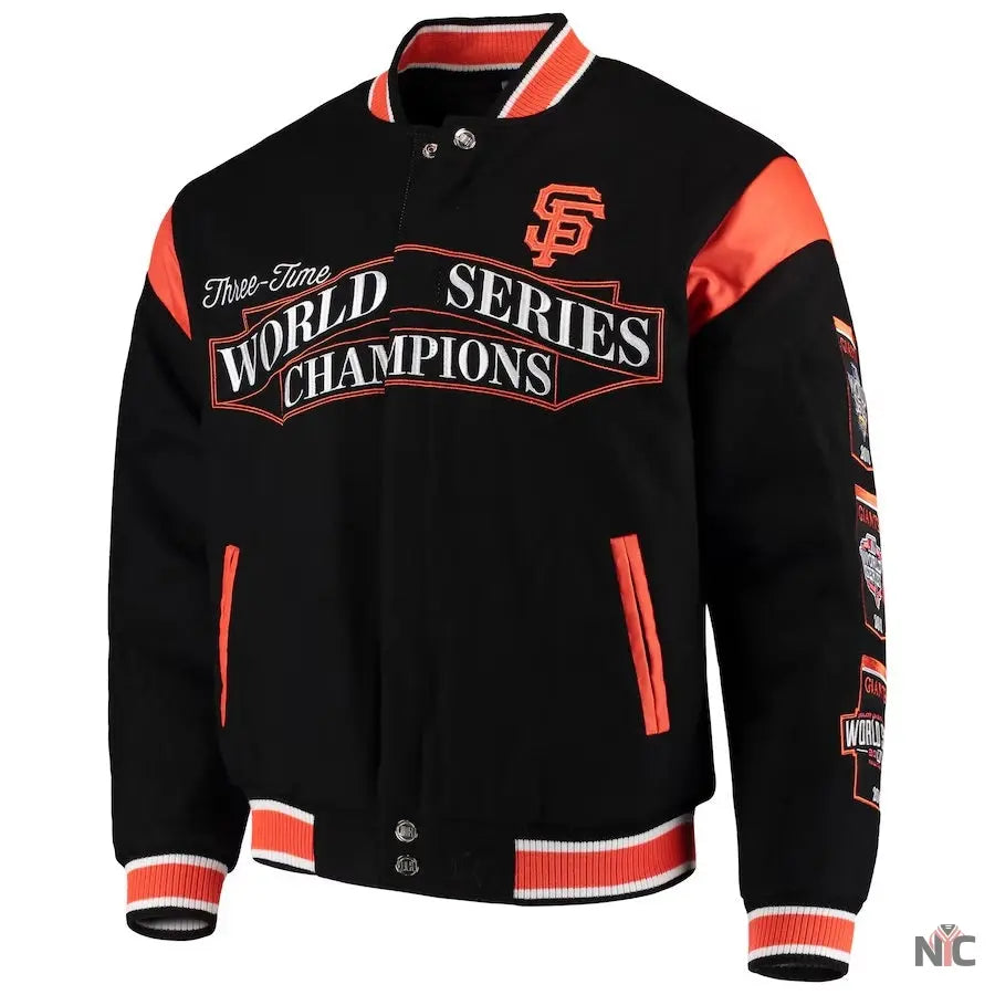 San Francisco Giants World Series Champions Full-Snap Jacket The Urban Hawk