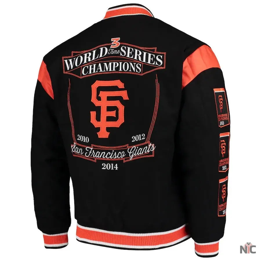 San Francisco Giants World Series Champions Full-Snap Jacket The Urban Hawk