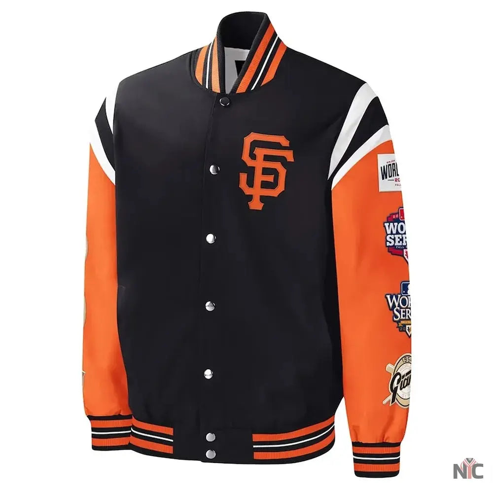 San Francisco Title Holder Varsity Satin Jacket The Urban Hawk