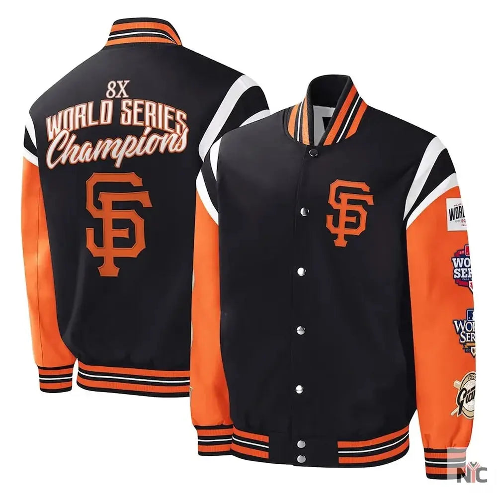 San Francisco Title Holder Varsity Satin Jacket The Urban Hawk
