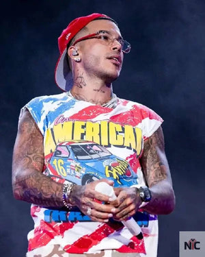 Sfera Ebbasta AMERICAN Graphics T-shirt The Urban Hawk