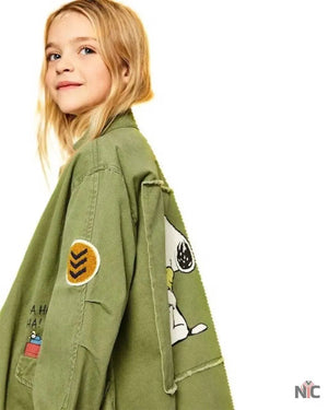Snoopy Military Patch Jacket The Urban Hawk