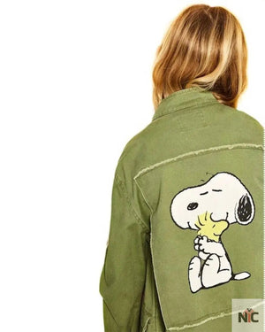 Snoopy Military Patch Jacket The Urban Hawk