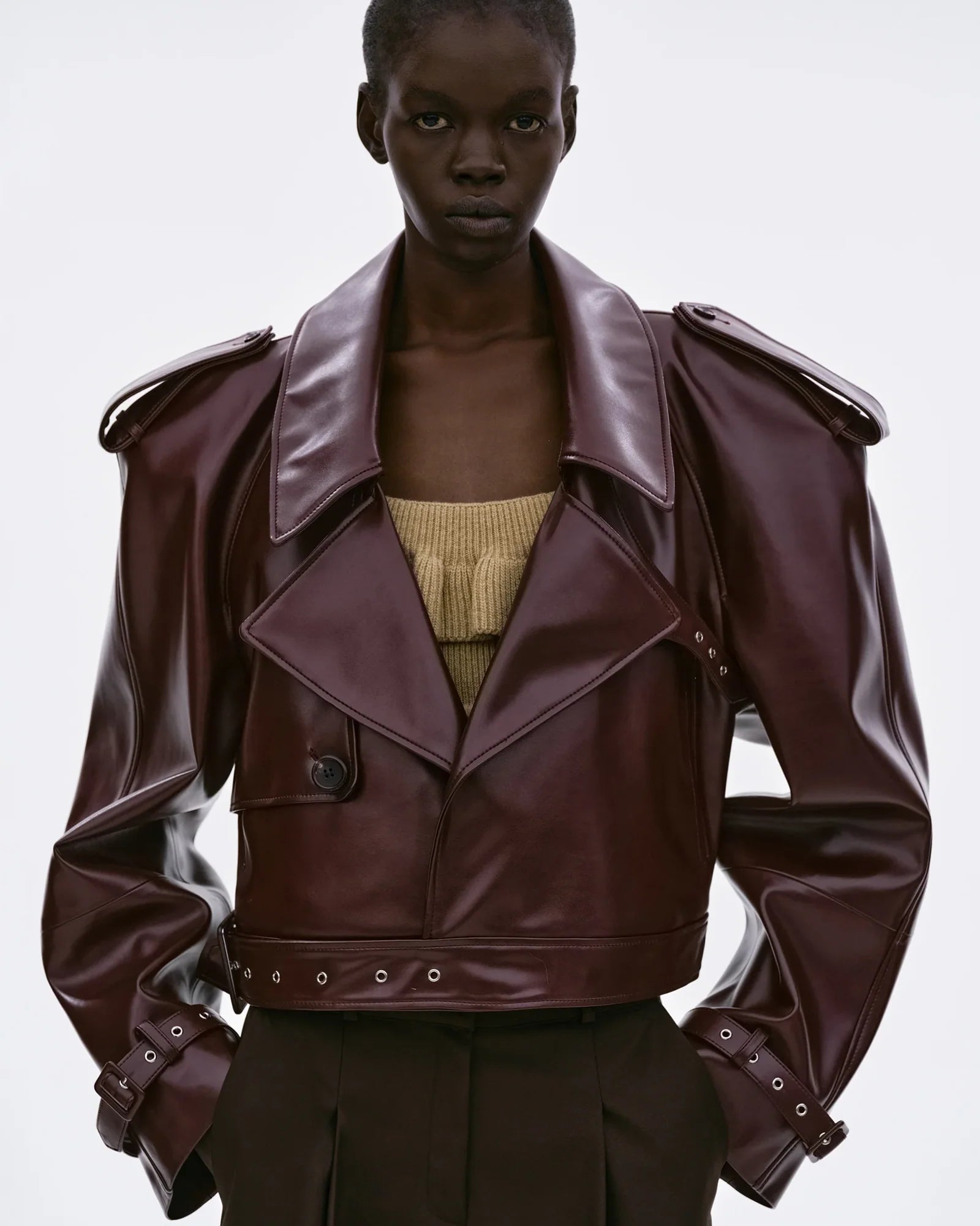 Source Unknown Leather Jacket