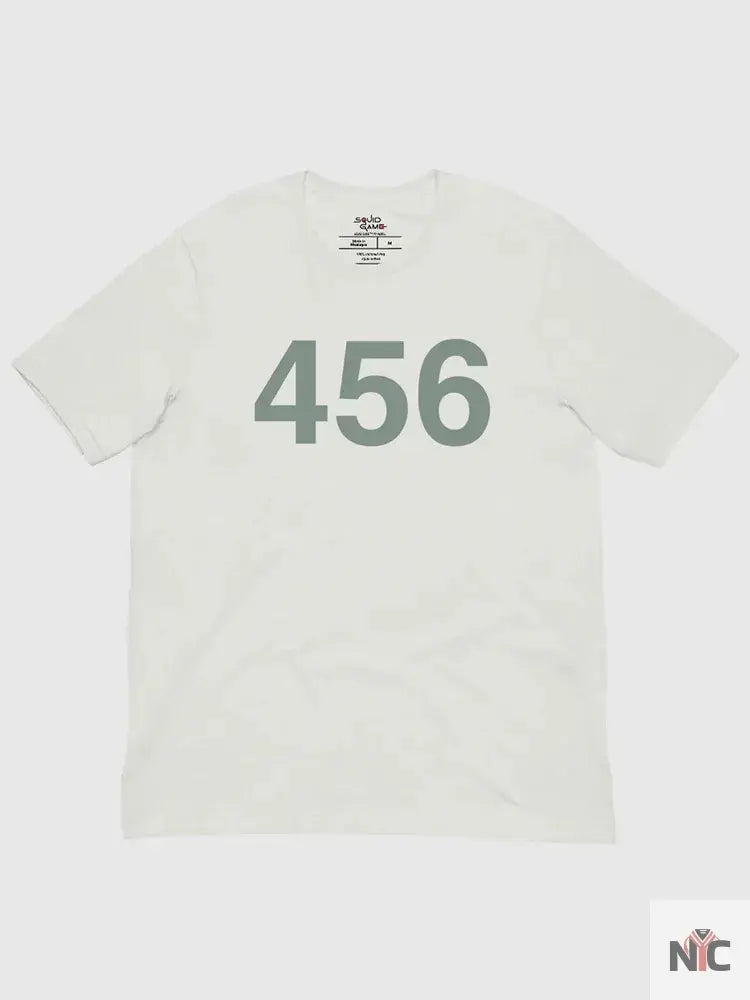 Squid Game Player 456 White T-Shirt The Urban Hawk