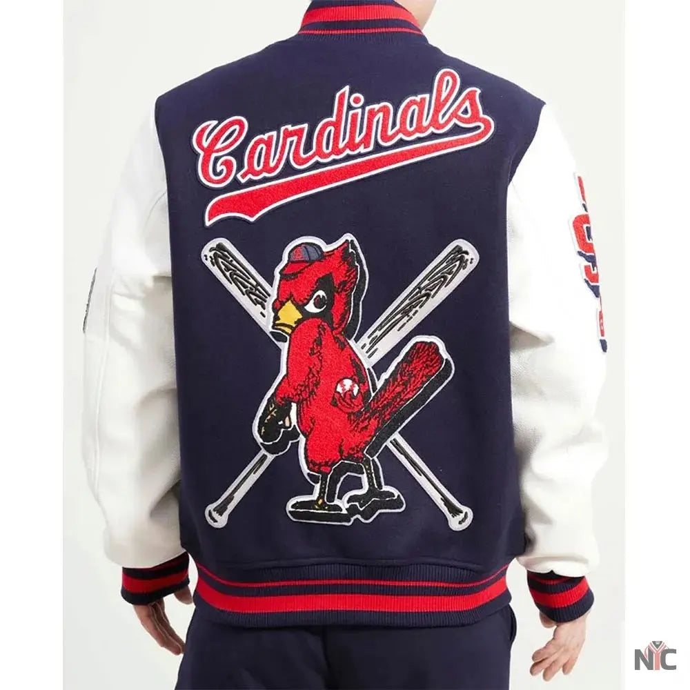 St Louis Cardinals Mash Up Varsity Jacket The Urban Hawk