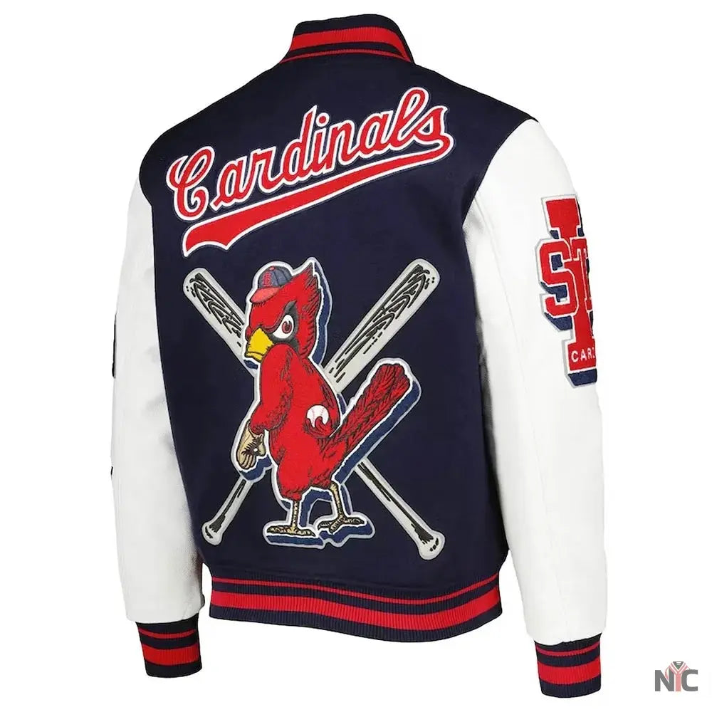 St Louis Cardinals Mash Up Varsity Jacket The Urban Hawk