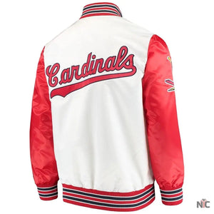 St Louis Cardinals The Legend White Satin Jacket The Urban Hawk