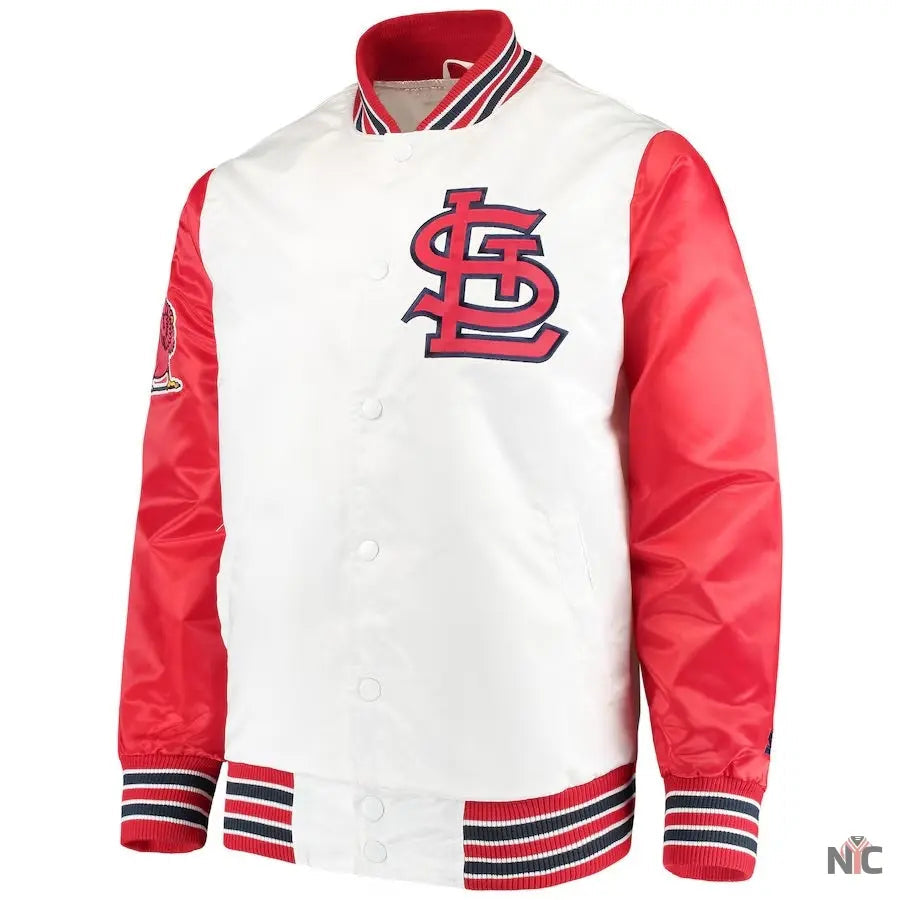 St Louis Cardinals The Legend White Satin Jacket The Urban Hawk