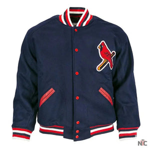 St. Louis Cardinals 1950 Wool Varsity Full-Button Jacket The Urban Hawk