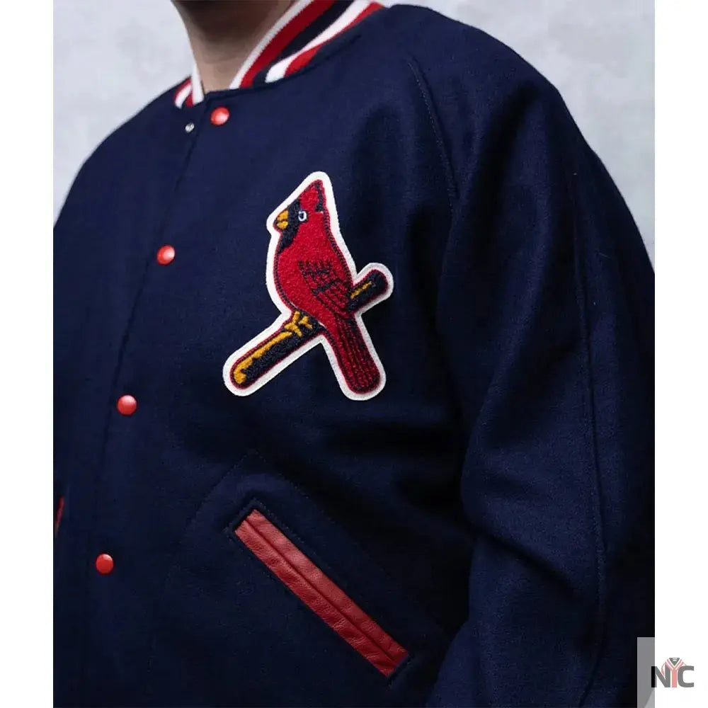 St. Louis Cardinals 1950 Wool Varsity Full-Button Jacket The Urban Hawk