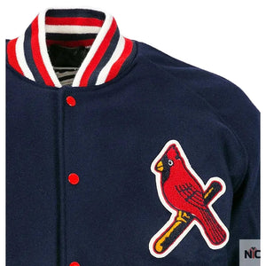 St. Louis Cardinals 1950 Wool Varsity Full-Button Jacket The Urban Hawk