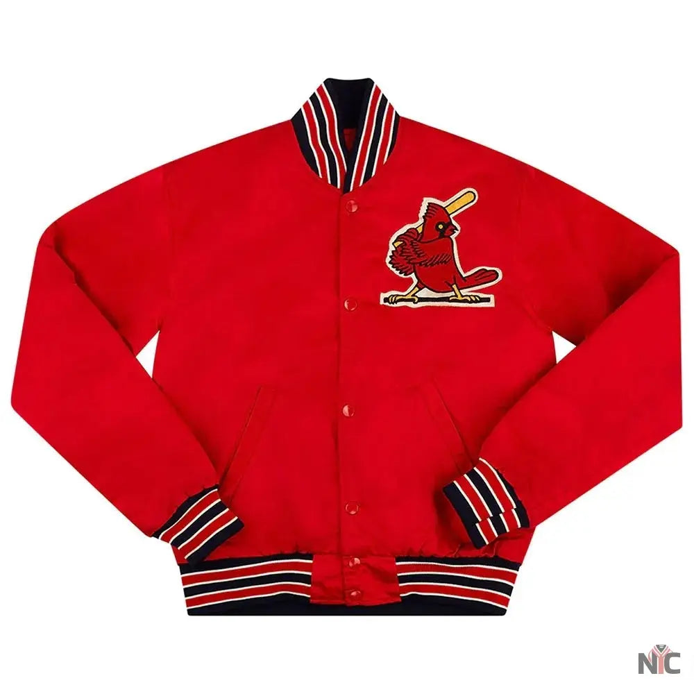St. Louis Cardinals 1990’s Varsity Satin Jacket The Urban Hawk