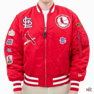 St. Louis Cardinals Bomber MA-1 Jacket The Urban Hawk