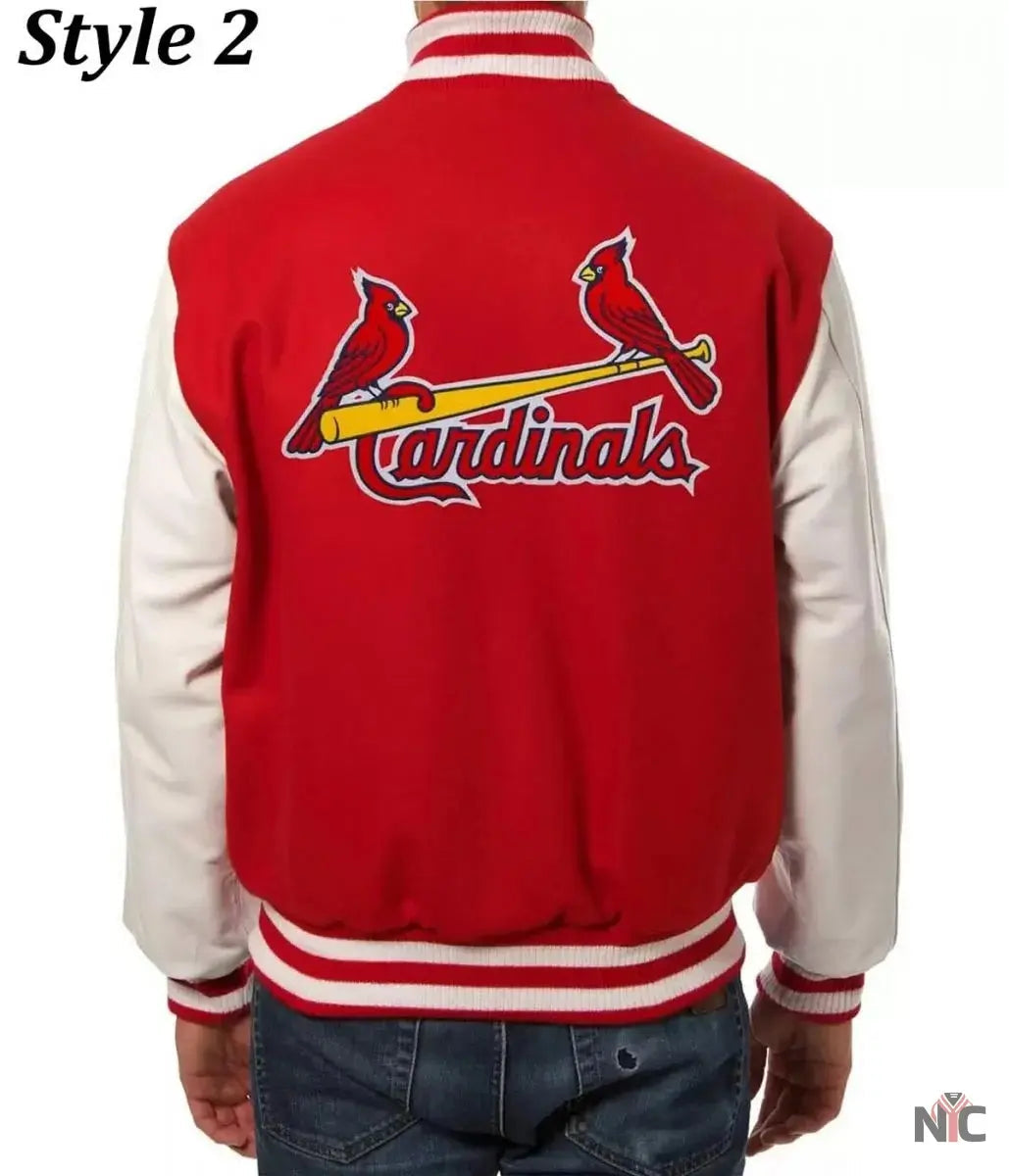St. Louis Cardinals Letterman Two Tone Jacket The Urban Hawk