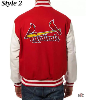 St. Louis Cardinals Letterman Two Tone Jacket The Urban Hawk