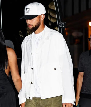 Stephen Curry NYC 2025 White Jacket USA Jackets