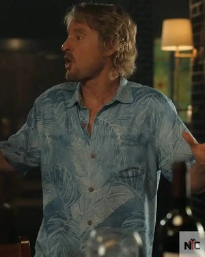 Stick Owen Wilson Blue Hawaiian Shirt The Urban Hawk