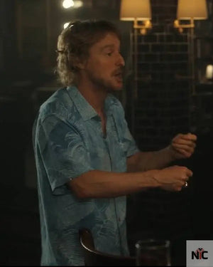Stick Owen Wilson Blue Hawaiian Shirt The Urban Hawk