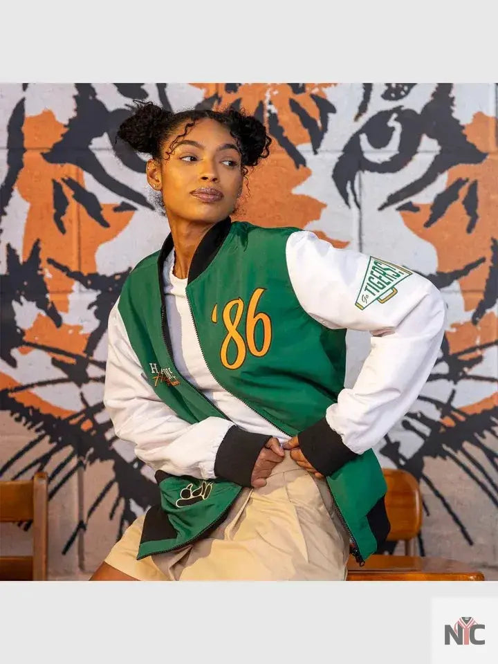 Stranger Things x Hawkins Tigers Reversible Bomber Jacket - NYC – The ...