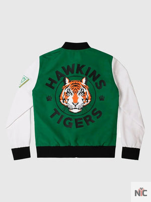 Stranger Things x Hawkins Tigers Reversible Bomber Jacket The Urban Hawk