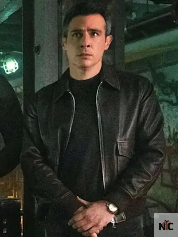 Stuart Scola FBI S07 Brown Leather Jacket The Urban Hawk