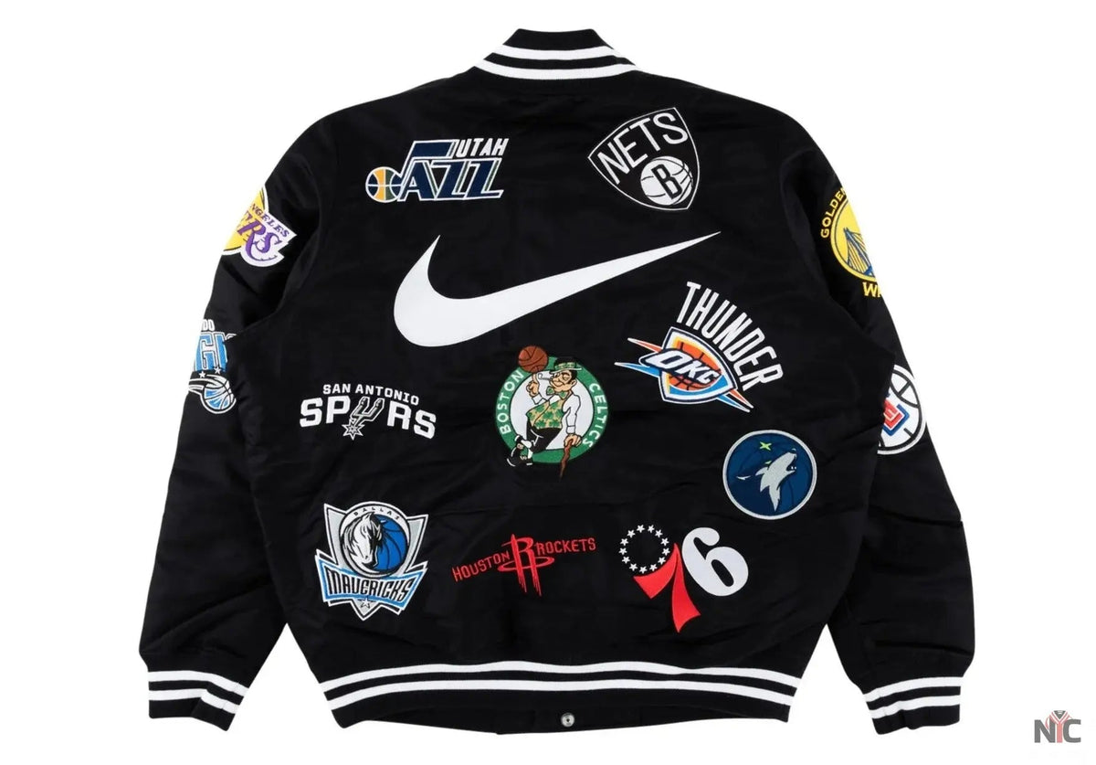 Supreme X Nike NBA Teams Logo Varsity Jacket The Urban Hawk