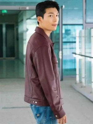 Wi Ha-joon Bad and Crazy Leather Jacket USA Jackets