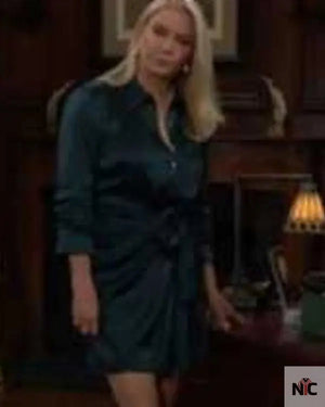 The Bold And The Beautiful Katherine Kelly Lang Green Dress The Urban Hawk