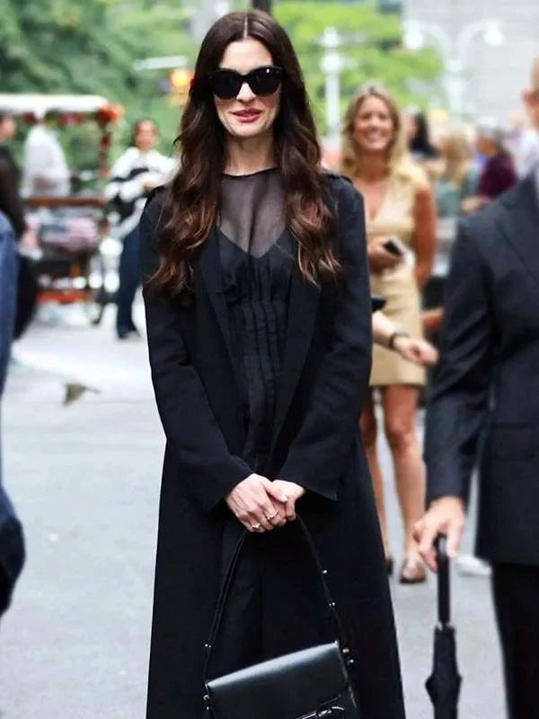 The Devil Wears Prada 2 Andy Sachs Black Coat USA Jackets