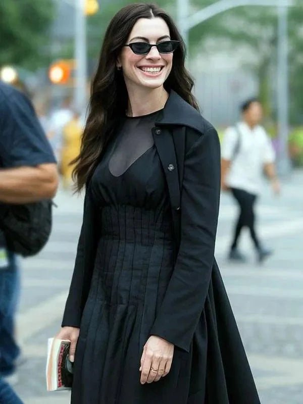 The Devil Wears Prada 2 Andy Sachs Black Coat USA Jackets