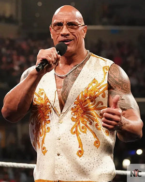 The Rock WWE Smackdown Live Concert Vest The Urban Hawk