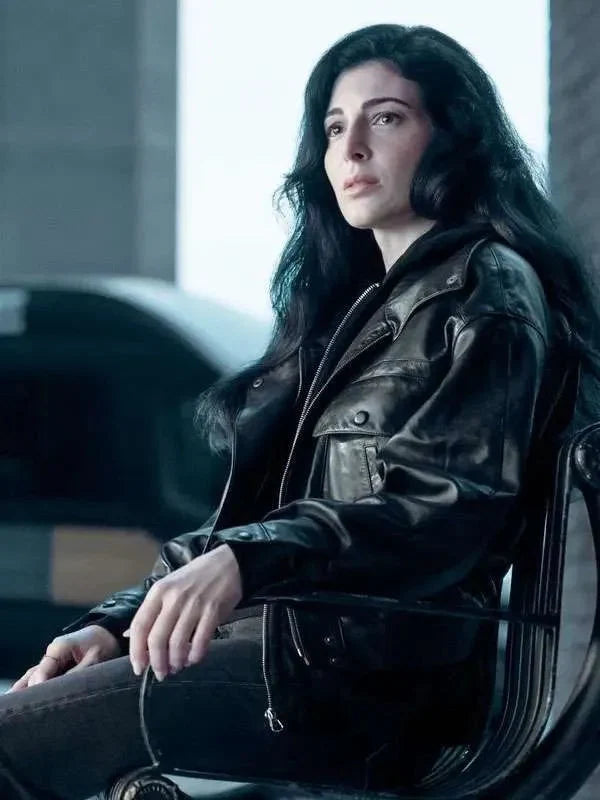 Razane Jammal The Sandman S02 Black Leather Jacket USA Jackets