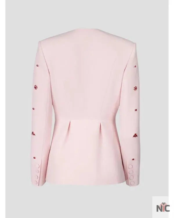 The Today Show 2025 Jill Martin Pink Embellish Jacket The Urban Hawk